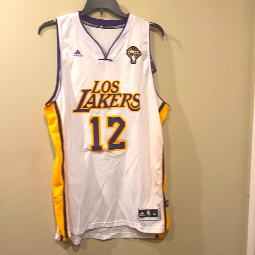 Men's Adidas NBA Los Lakers NOCHE LATINA Dwight Howard #12 Jersey  XL NWT